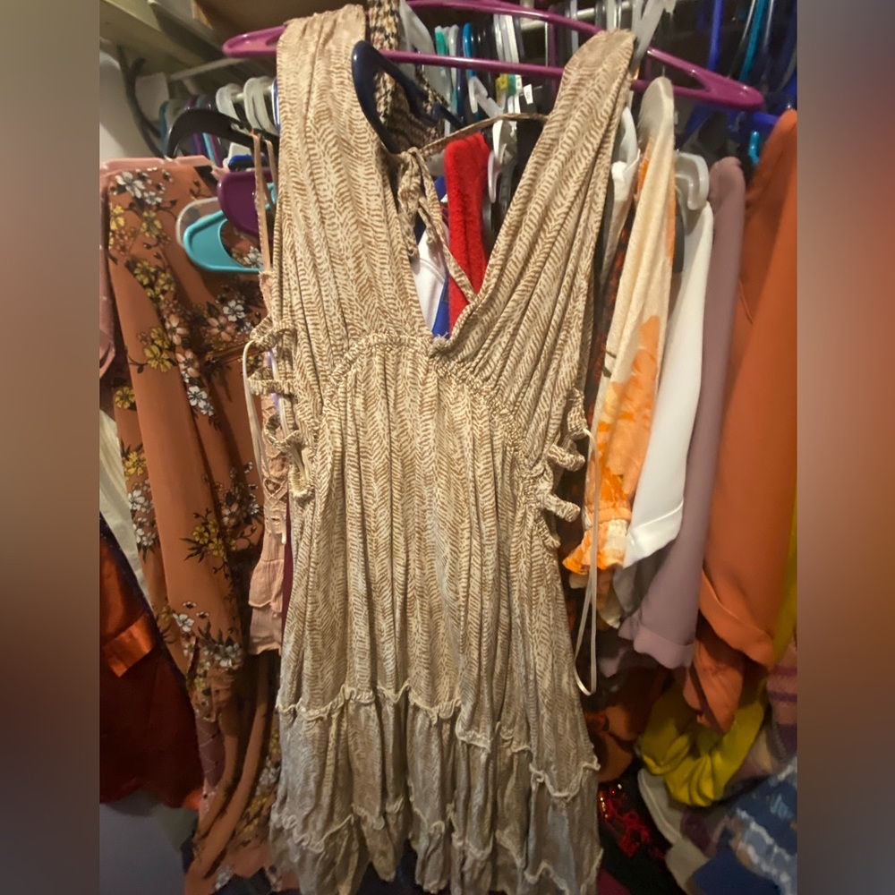 Tan Dress